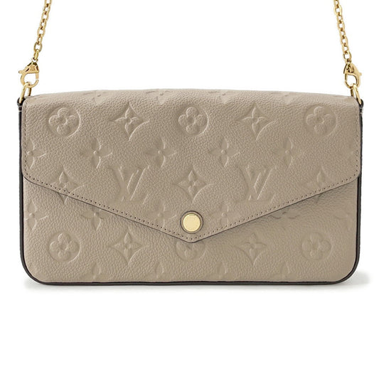 LOUIS VUITTON Felicie Pochette TourterelleM68697 Monogram Empreinte Leather