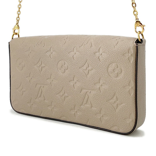 LOUIS VUITTON Felicie Pochette TourterelleM68697 Monogram Empreinte Leather