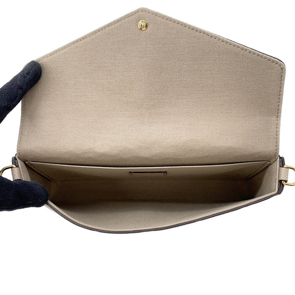 LOUIS VUITTON Felicie Pochette TourterelleM68697 Monogram Empreinte Leather