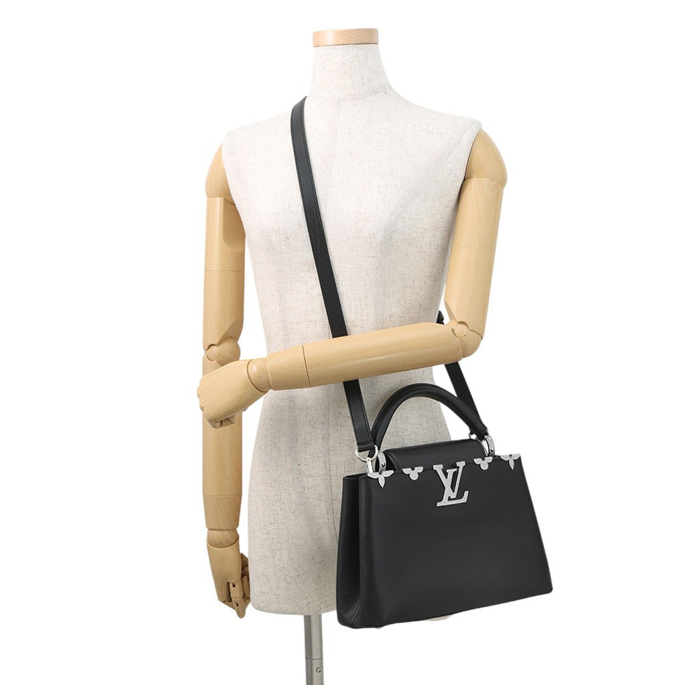 LOUIS VUITTON Parnassea Capucines Swarovski BlackM51783 Smooth Calf Leather Swarovski Size BB