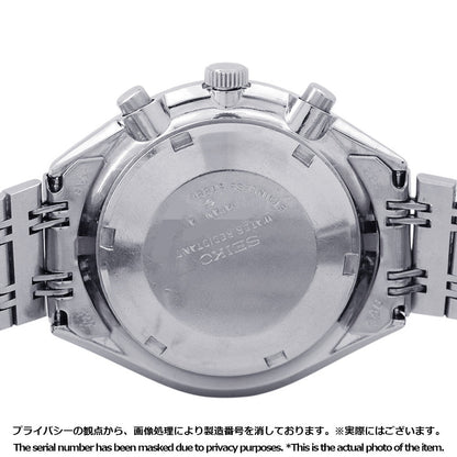 SEIKO Chronograph Baby Panda W42mm Stainless Steel Silver Dial6138-8001