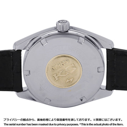 SEIKO King Seiko Hi-Beat W36mm Stainless Steel Leather Silver Dial4502-7001