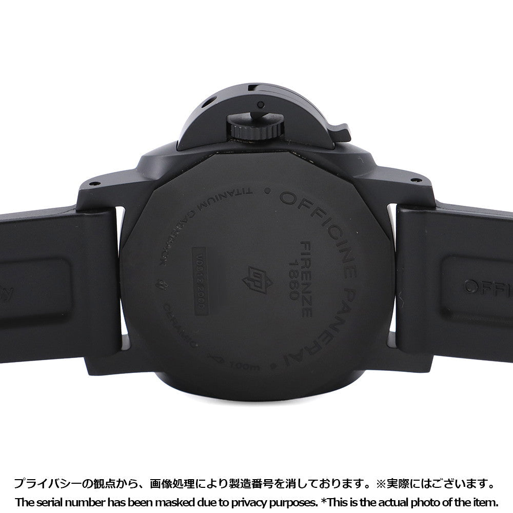 PANERAI Luminor GMT W44mm Ceramic Caoutchou Black DialPAM01441