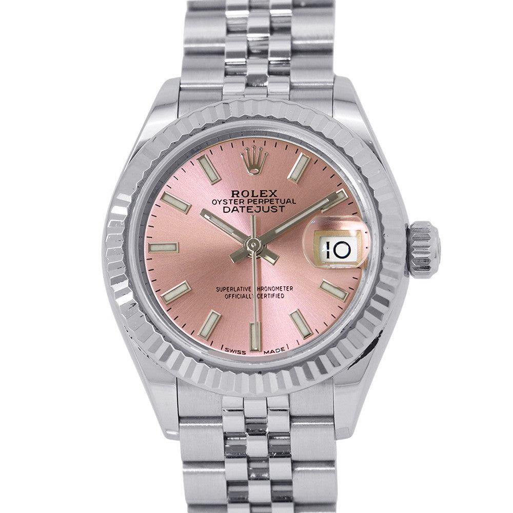 ROLEX Lady-Datejust W28mm Stainless Steel K18WG Pink Dial279174