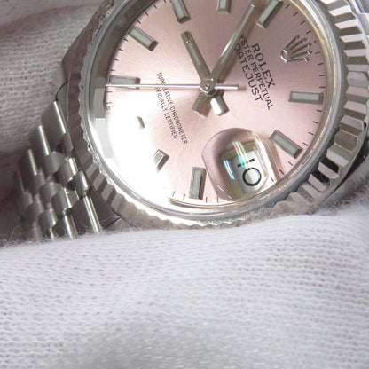 ROLEX Lady-Datejust W28mm Stainless Steel K18WG Pink Dial279174