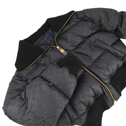 LOUIS VUITTON Cropped Monogram Puffer Jacket MonogramPattern/Short Length Size 38 Noir Nylon76% Polyurethane24%