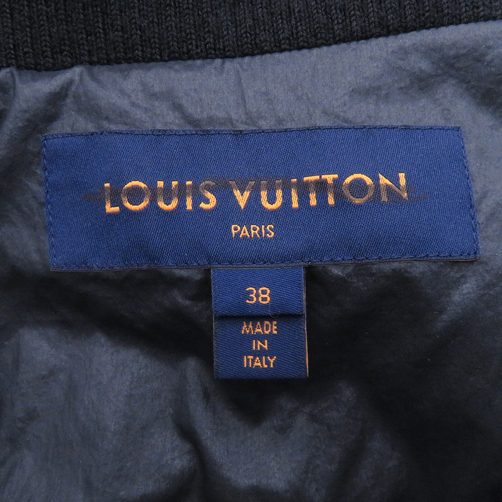 LOUIS VUITTON Cropped Monogram Puffer Jacket MonogramPattern/Short Length Size 38 Noir Nylon76% Polyurethane24%