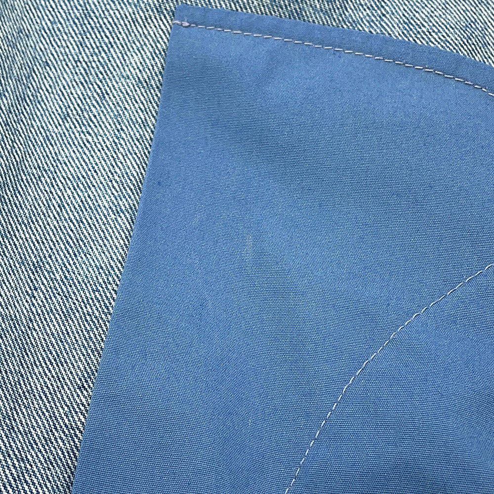 CHANEL DenimSkirt Size 36 BlueP79895 Denim