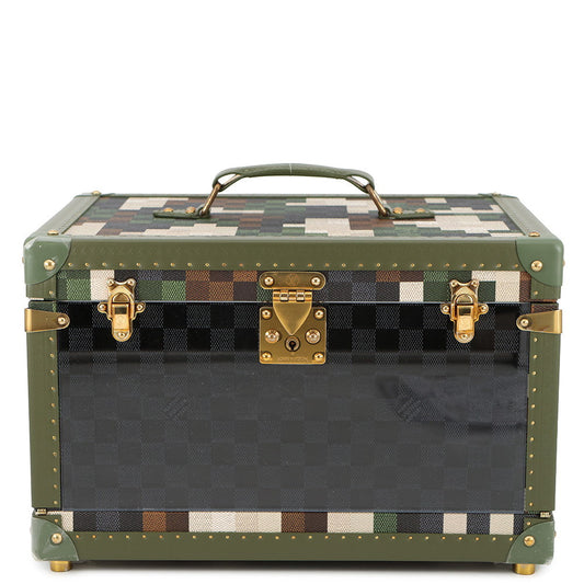 LOUIS VUITTON Shoe Box Pharrell Williams Khaki/Multicolor/TransparentM10295 Damier Damoflage