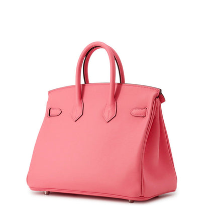 HERMES Birkin Rose Azalee Swift Leather Size 25