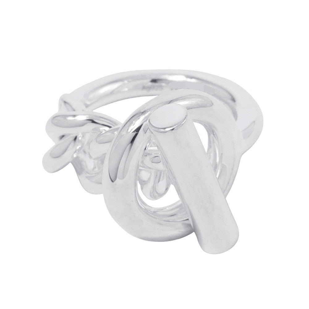 HERMES Croisette Ring Size MM/52/#12 SV925