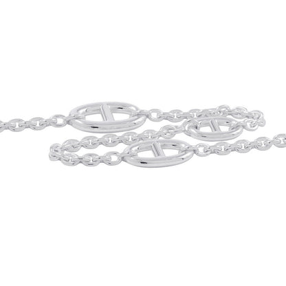 HERMES Chaine d'Ancre Farandole Long Necklace Size 160 SV925