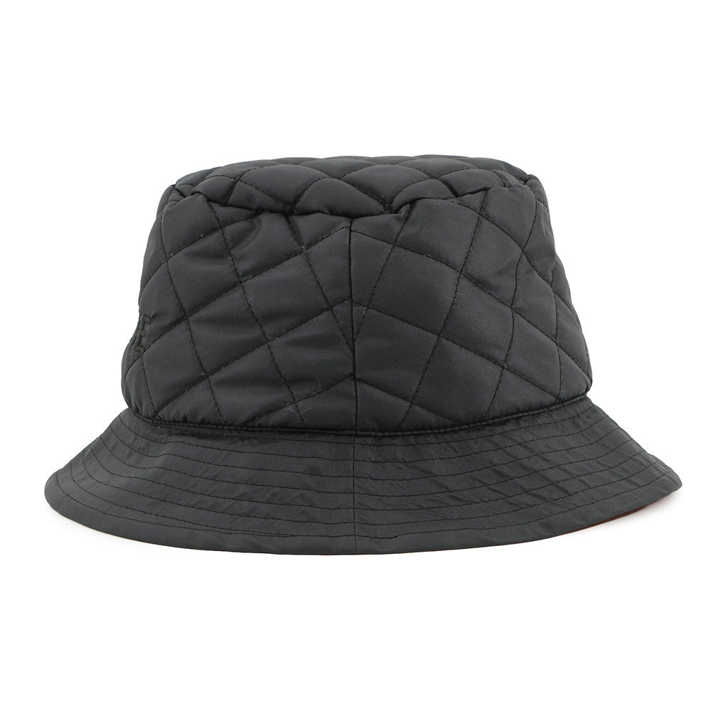 CELINE Quilted Baguette Hat Size S Black/Orange2AUB0495M Nylon