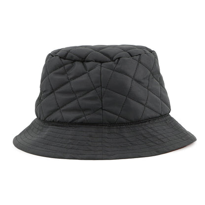 CELINE Quilted Baguette Hat Size S Black/Orange2AUB0495M Nylon