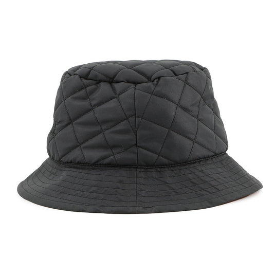 CELINE Quilted Baguette Hat Size S Black/Orange2AUB0495M Nylon