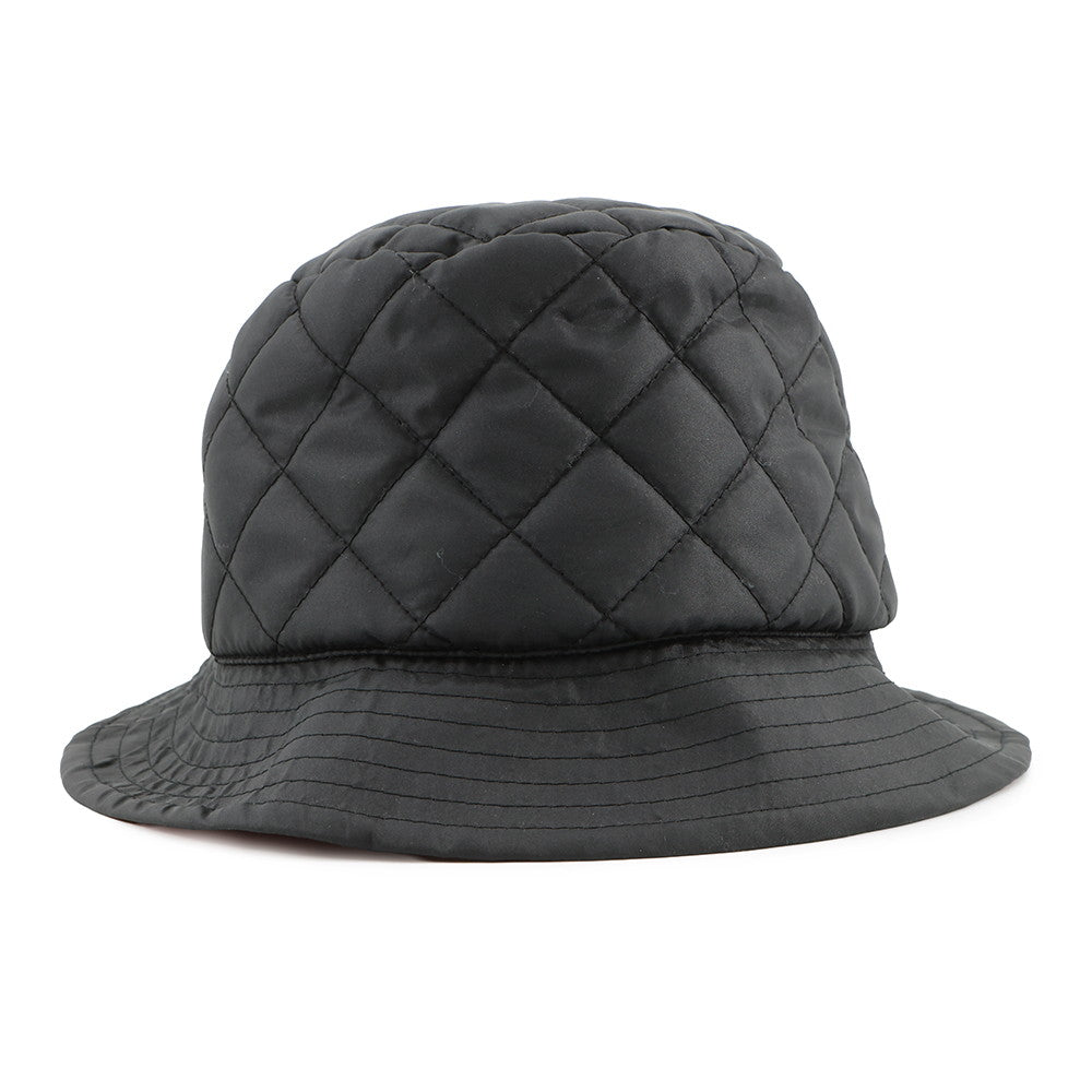 CELINE Quilted Baguette Hat Size S Black/Orange2AUB0495M Nylon