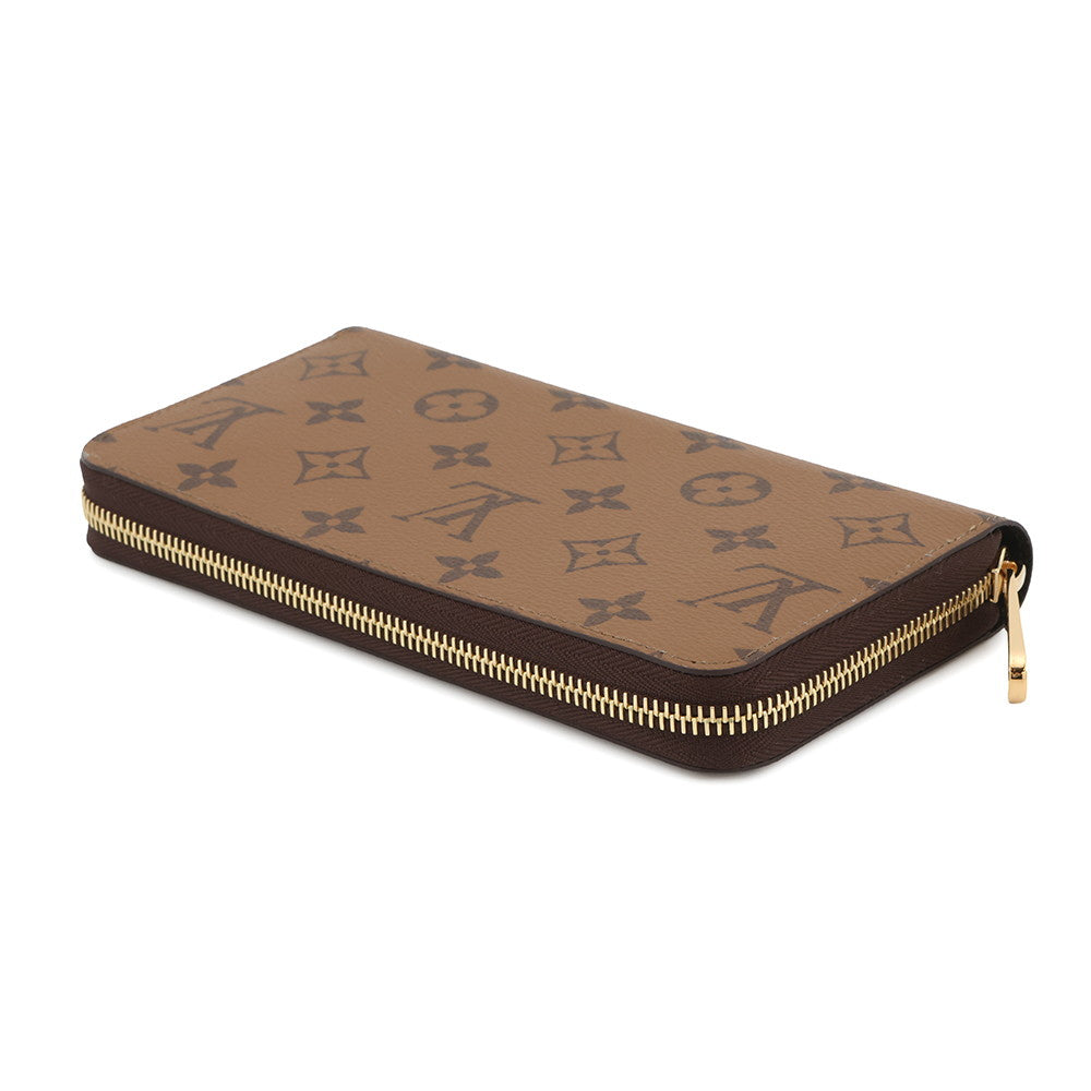 LOUIS VUITTON Zippy Wallet NoirM82444 Monogram Reverse Canvas