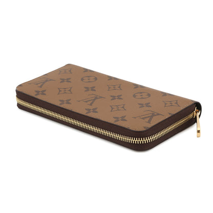 LOUIS VUITTON Zippy Wallet NoirM82444 Monogram Reverse Canvas