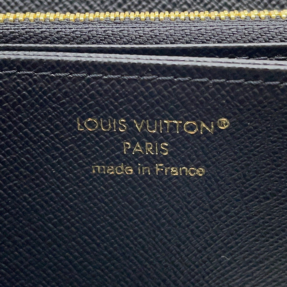 LOUIS VUITTON Zippy Wallet NoirM82444 Monogram Reverse Canvas