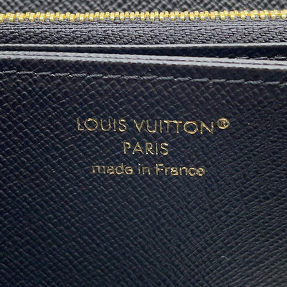 LOUIS VUITTON Zippy Wallet NoirM82444 Monogram Reverse Canvas