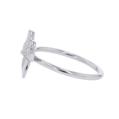 TIFFANY&Co. Paper Flower Ring Size Approximately No. 14 Pt950