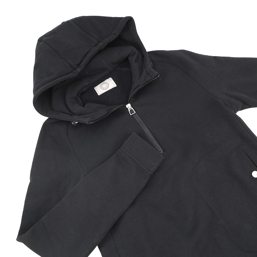 HERMES Women's Knitted Fabric Shirt (HERMES Fit) Size S BlackH800735E Cotton100%