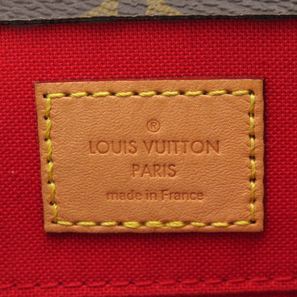 LOUIS VUITTON Sac Plat BB RedM45847 Monogram Size BB