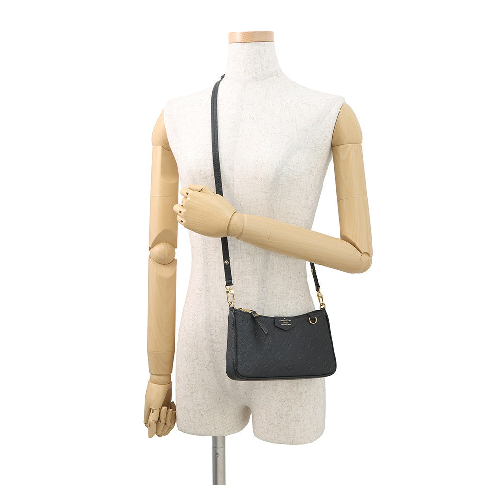 LOUIS VUITTON Easy Pouch NoirM80349 Monogram Empreinte Leather