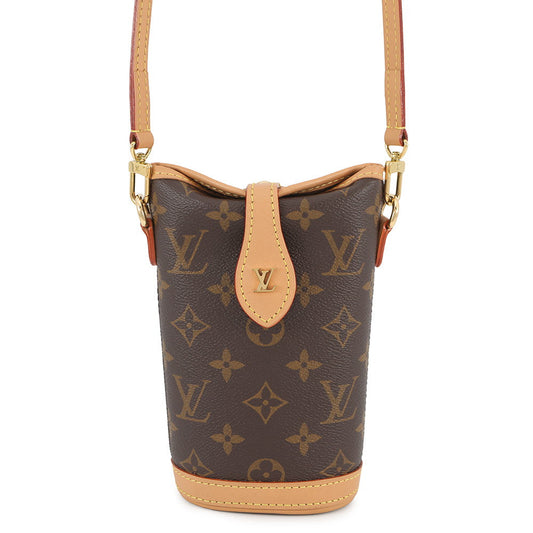LOUIS VUITTON Fold Me Pouch BrownM80874 Monogram