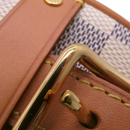 LOUIS VUITTON Boite Chapeau Souple BeigeN40333 Damier Azur Size PM