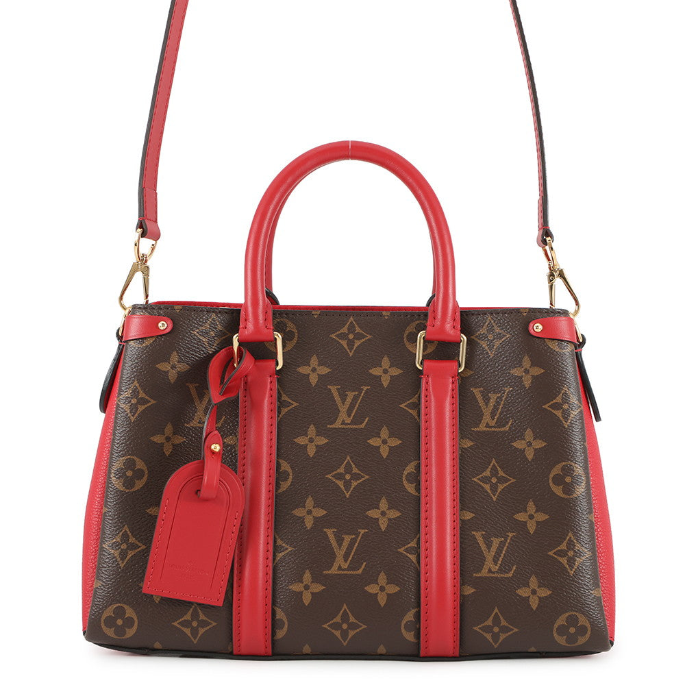 LOUIS VUITTON Soufflot NV CeriseM44818 Monogram Size BB