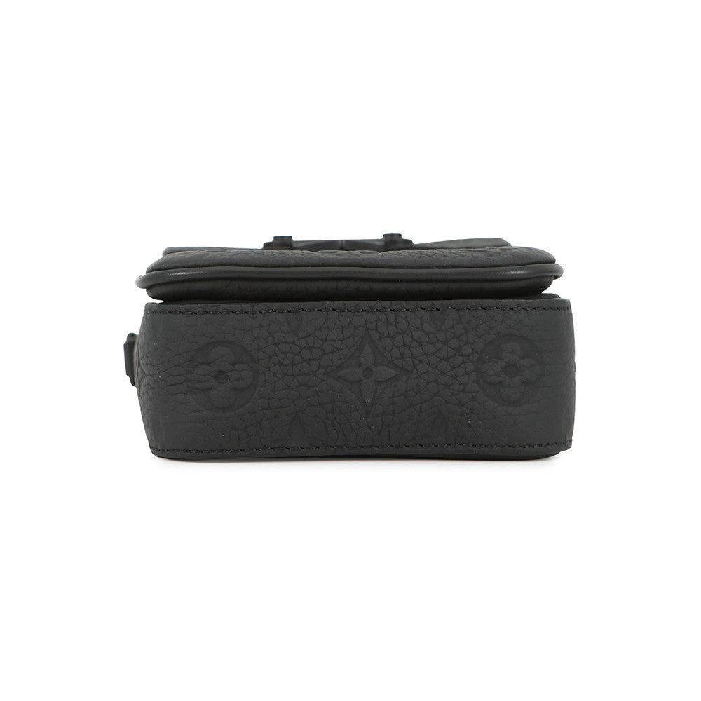 LOUIS VUITTON SPadlock Vertical Wearable Wallet NoirM81524 Monogram・Taurillon