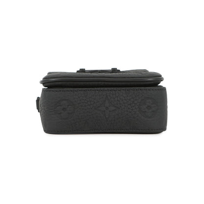 LOUIS VUITTON SPadlock Vertical Wearable Wallet NoirM81524 Monogram・Taurillon