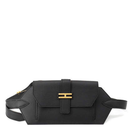 HERMES elan pocket Black Swift Leather