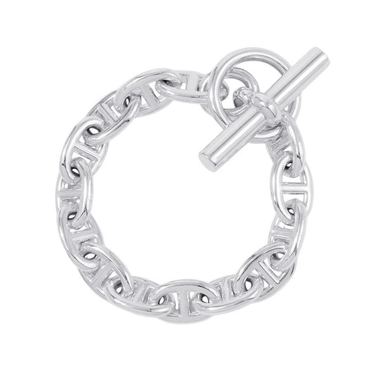 HERMES Chaine d'Ancre Bracelet 14 frames Size PM SV925