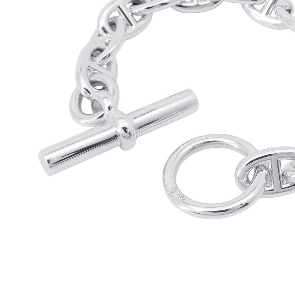 HERMES Chaine d'Ancre Bracelet 14 frames Size PM SV925