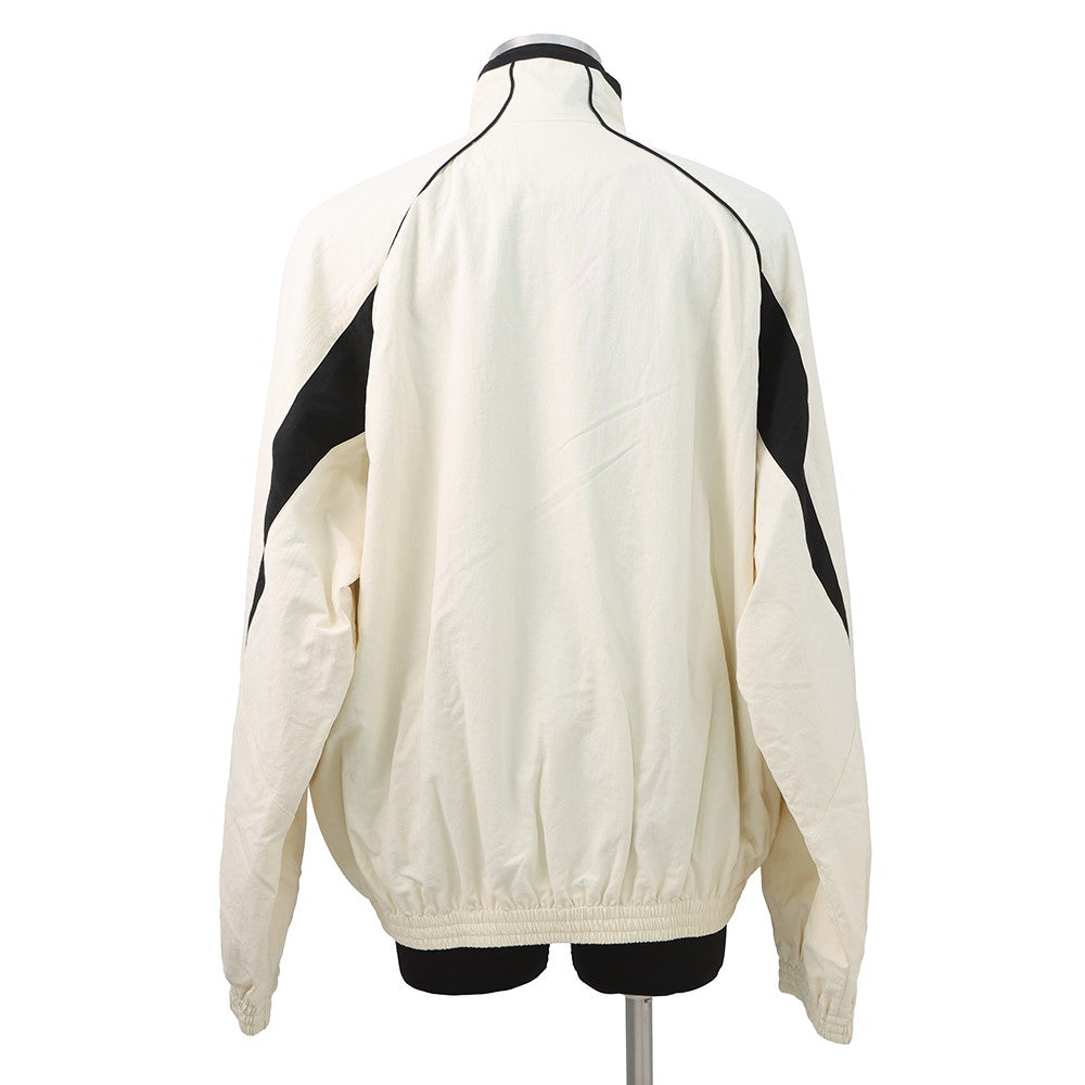 BALENCIAGA 3B Sports Icon Track Jacket Size XXS Ivory746483 Nylon100%