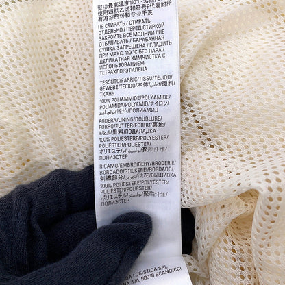 BALENCIAGA 3B Sports Icon Track Jacket Size XXS Ivory746483 Nylon100%