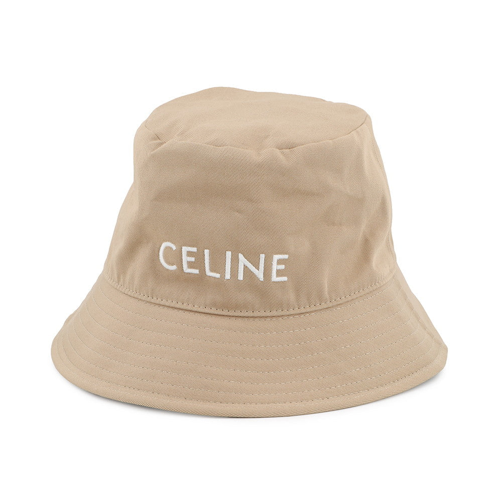 CELINE logo bucket hat Size S Beige2AU3B968P Cotton100%