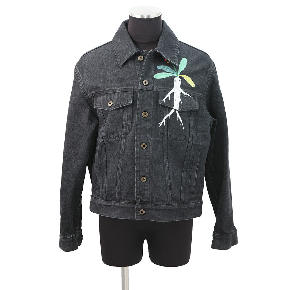 LOEWE 24 Stainless Steel SUNA FUJITA Collaboration Denim Jacket Size Chronomat 44 BlackH526Y50W15 Cotton100%