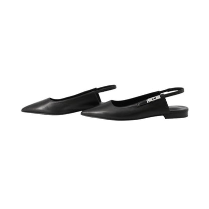 HERMES Pumps Lovely BlackH252121Z Leather Size 37