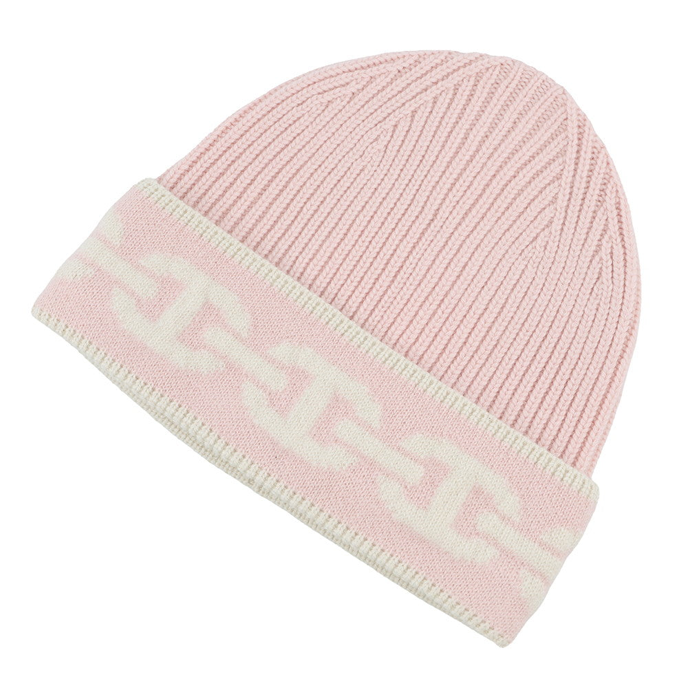 HERMES Knit cap 《Heaven》 Size M Rose Poodle / EcruH232021N Cashmere99% Polyurethane1%