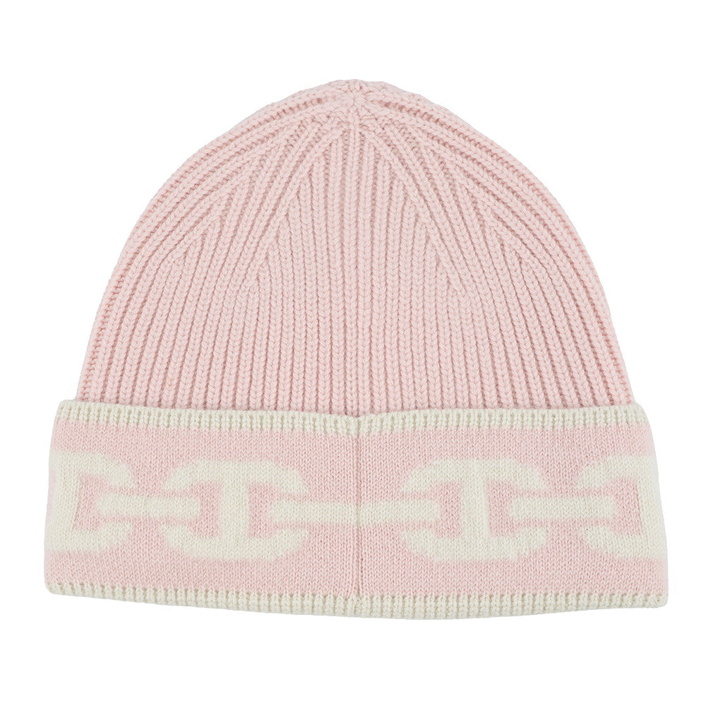 HERMES Knit cap 《Heaven》 Size M Rose Poodle / EcruH232021N Cashmere99% Polyurethane1%