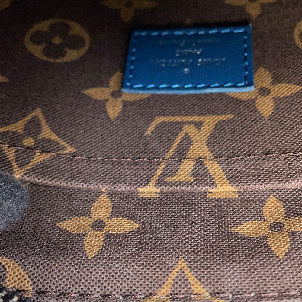 LOUIS VUITTON Keepall Bandouliere BlueM46803 Monogram Size 25