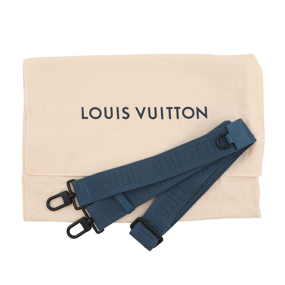 LOUIS VUITTON Keepall Bandouliere BlueM46803 Monogram Size 25