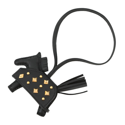 HERMES Robeo Padlock Black Lambskin