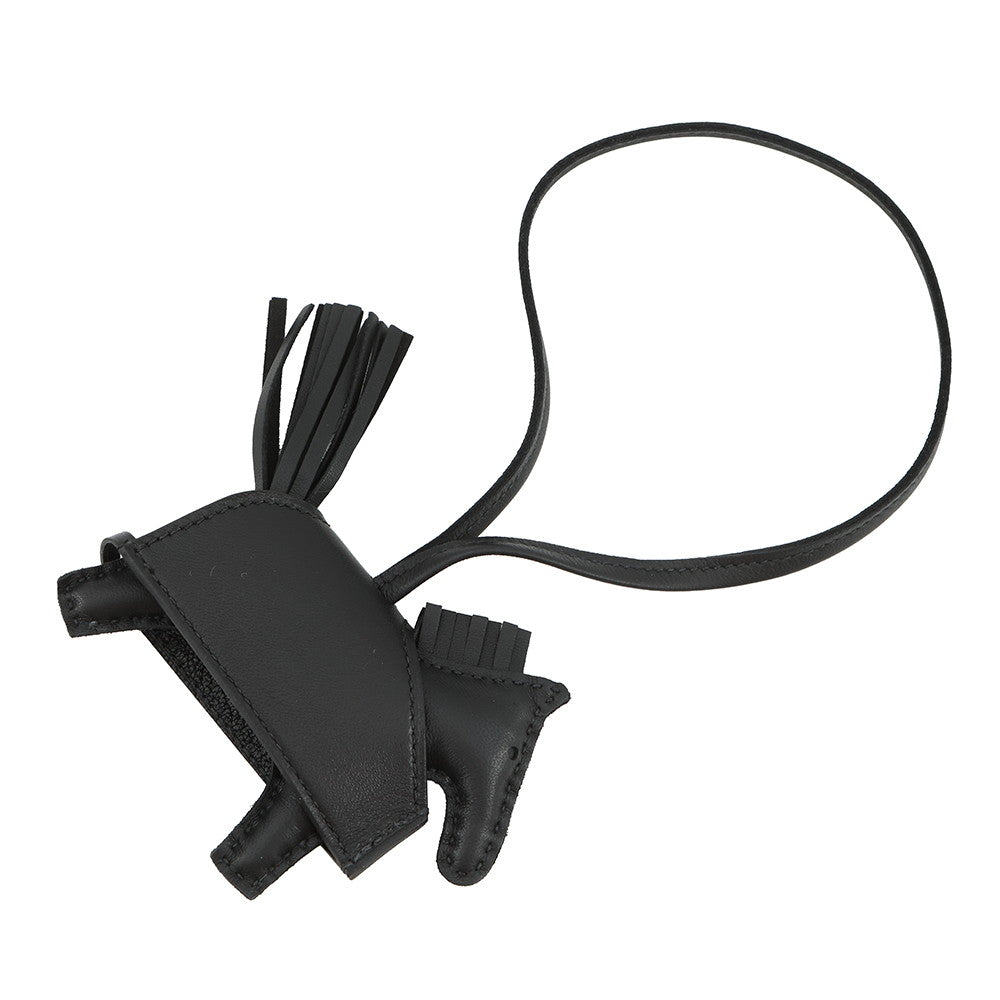 HERMES Robeo Padlock Black Lambskin