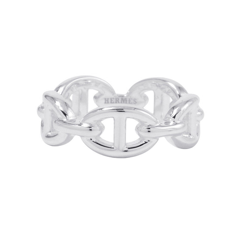 HERMES Chaine d'Ancre Anchene Ring Size PM/53/#13 SV925