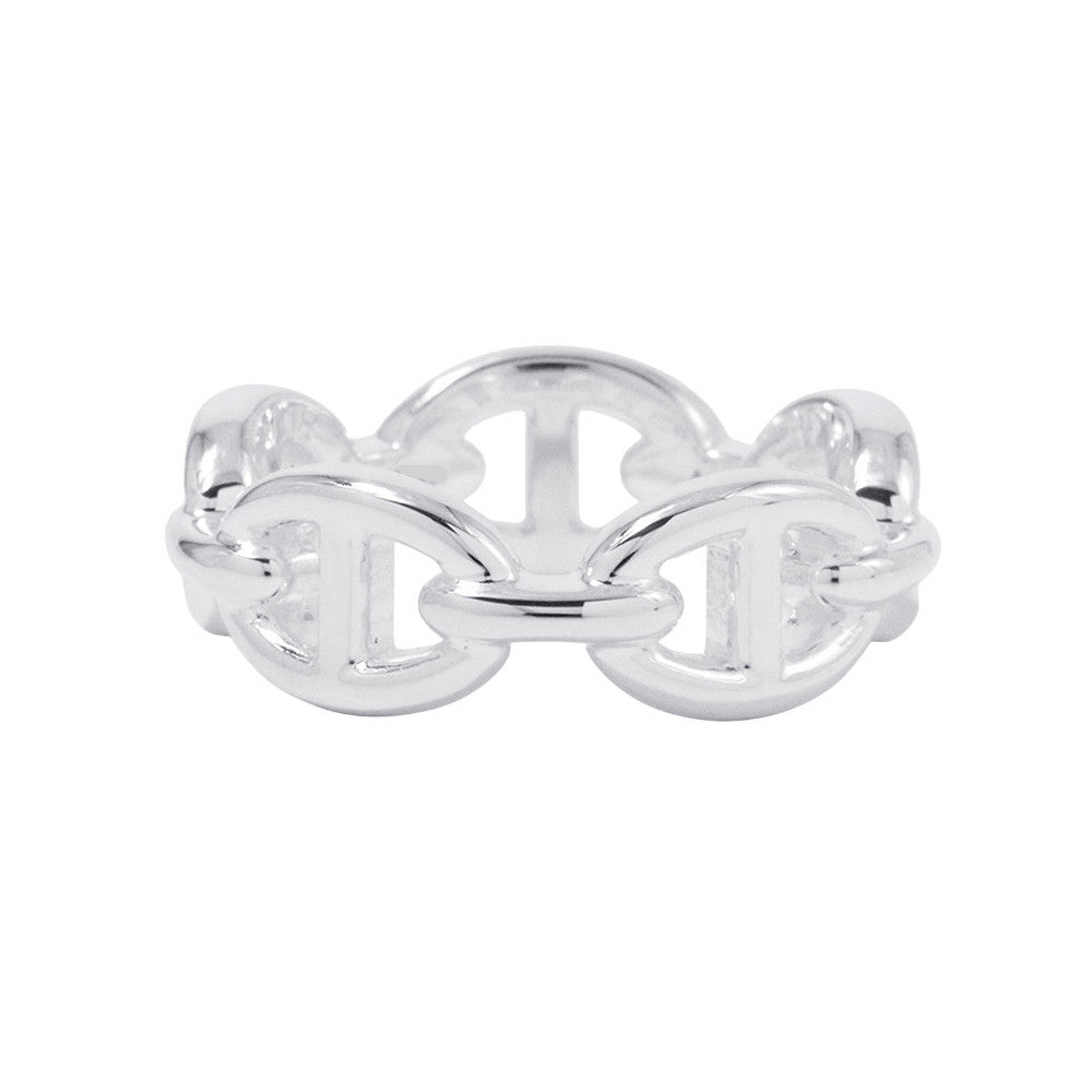 HERMES Chaine d'Ancre Anchene Ring Size PM/53/#13 SV925