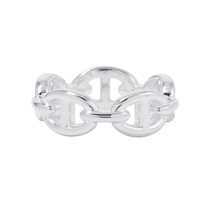 HERMES Chaine d'Ancre Anchene Ring Size PM/53/#13 SV925